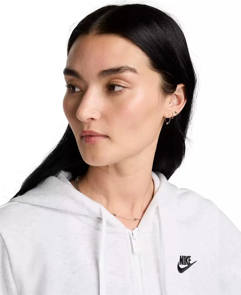 NIKE Women's Sportswear Club Fleece Full-Zip Hoodie 3