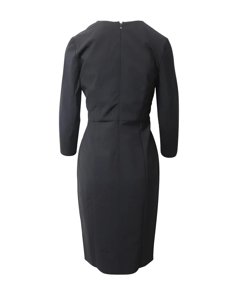 Knee Length Dress with V-neck in Black Wool On Sale Now with Up to 44% Off | Discover Exclusive Deals & Savings at BeyondStyle Authentic Theory women|clothing|dresses with Limited-Time Discounts, Knee Length Dress with V-neck in Black Wool On Sale Now with Up to 44% Off | Discover Exclusive Deals & Savings at BeyondStyle Authentic Theory women|clothing|dresses with Limited-Time Discounts,