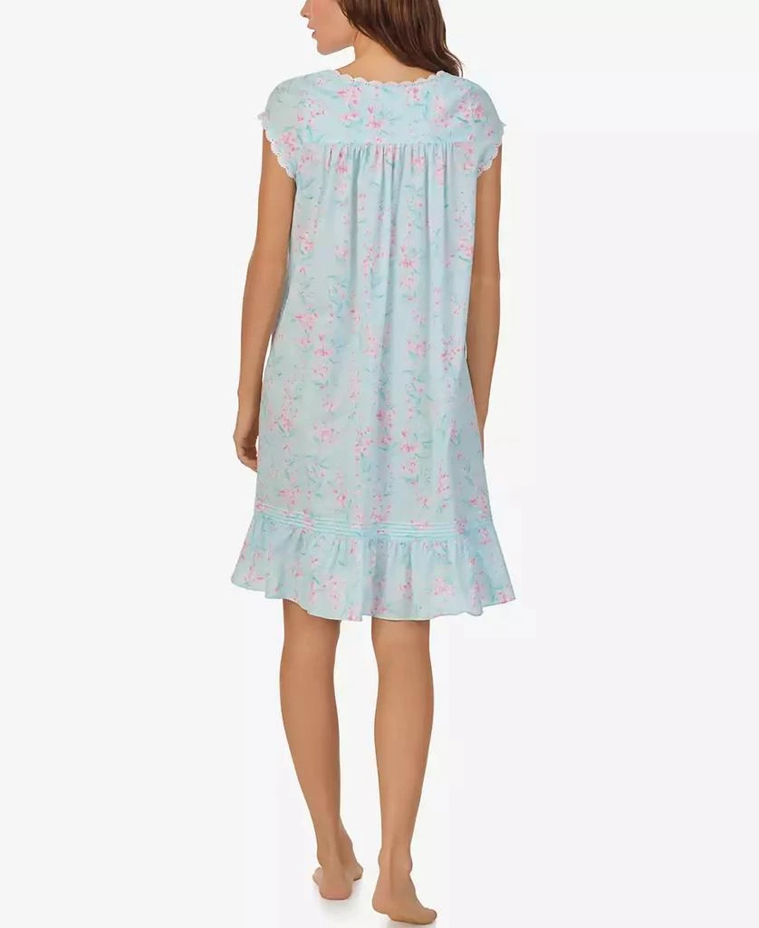 Eileen West Women's Cap Sleeve Short Gown 2