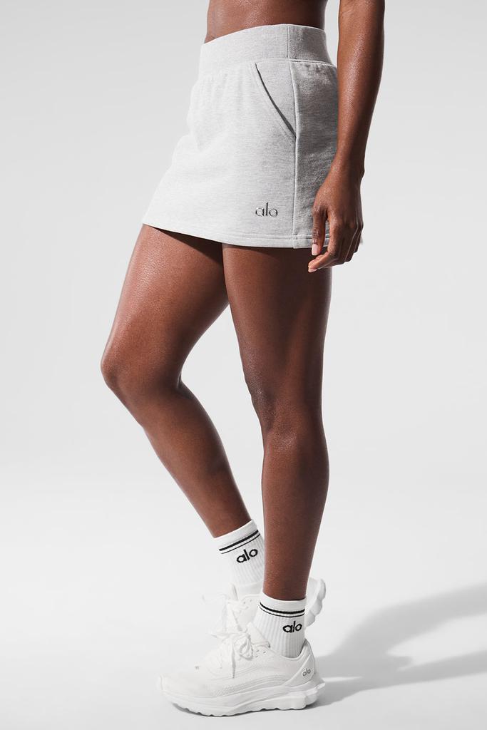 Alo Accolade Skirt - Athletic Heather Grey - Dresses & Skirts