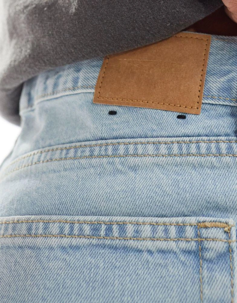 Weekday Weekday Klean straight fit jeans in opulent blue 3