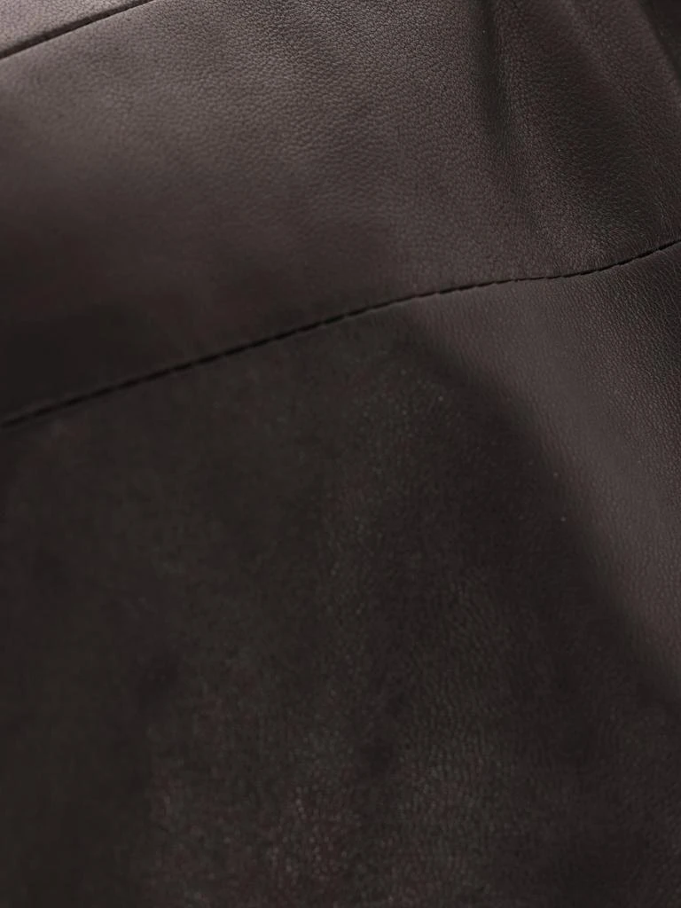 Rick Owens GIRDERED BOMBER CROPPED LEATHER 4