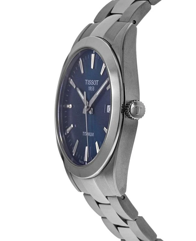 Tissot Tissot Gentleman Quartz Blue Dial Titanium Men's Watch T127.410.44.041.00-SD 3