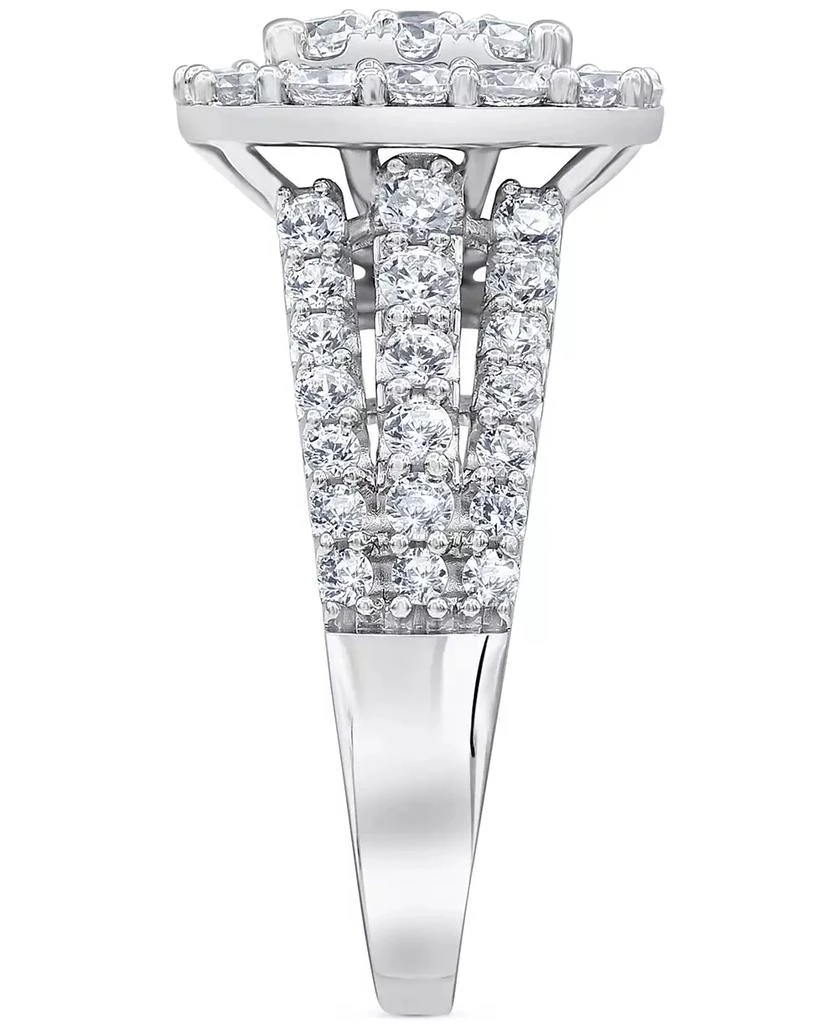 Macy
s Diamond Halo Three Piece Bridal Set (3 ct. t.w.) in 14k White Gold 6