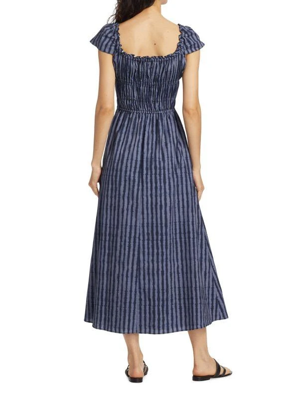 Altuzarra Lily Cotton-Blend Stripe Midi-Dress 2