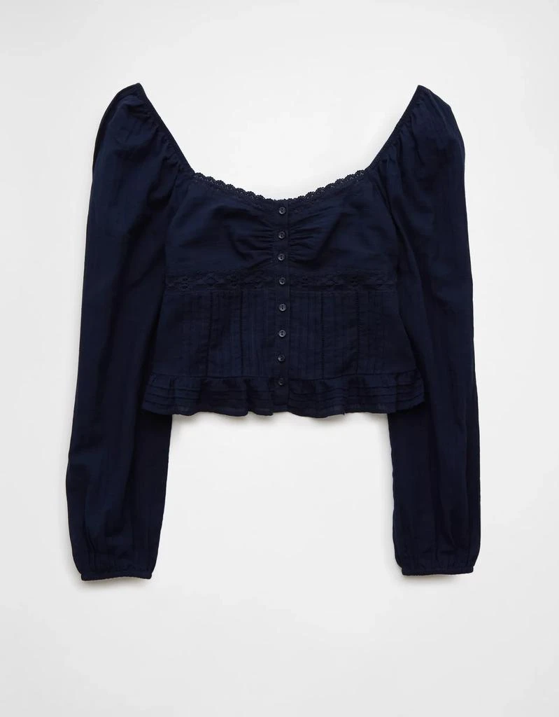 AE AE Long-Sleeve Cinched Blouse 3