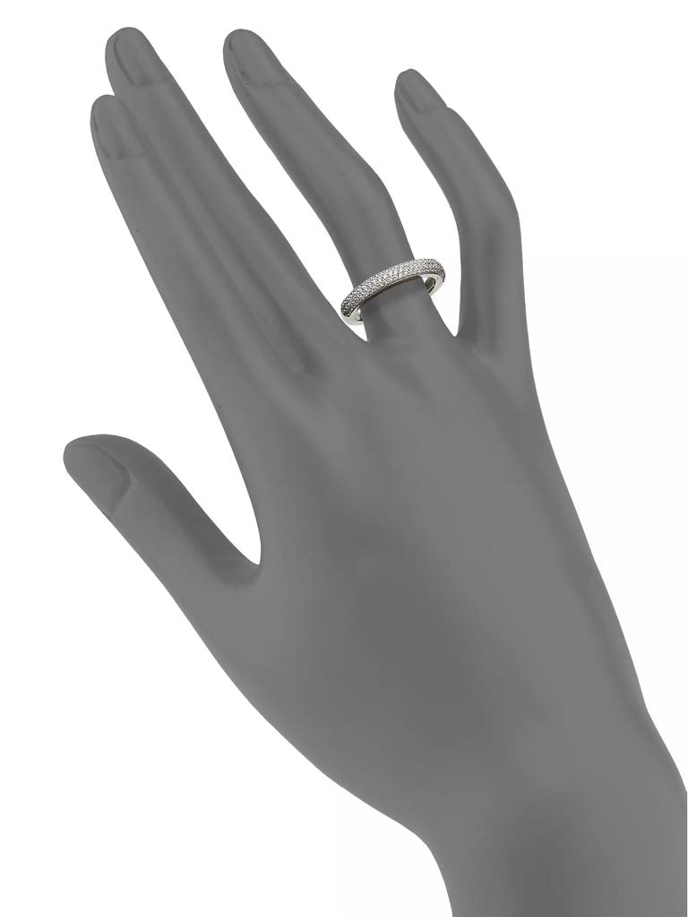 Adriana Orsini Rhodium-Plated Pavé Band