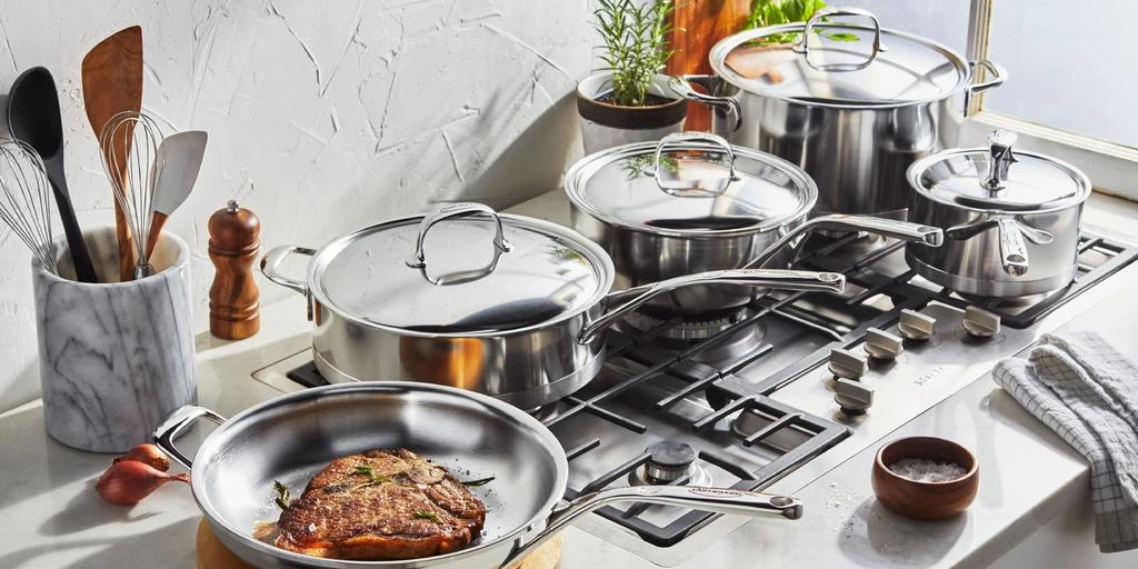 Demeyere Atlantis 9-pc Stainless Steel Cookware Set 4