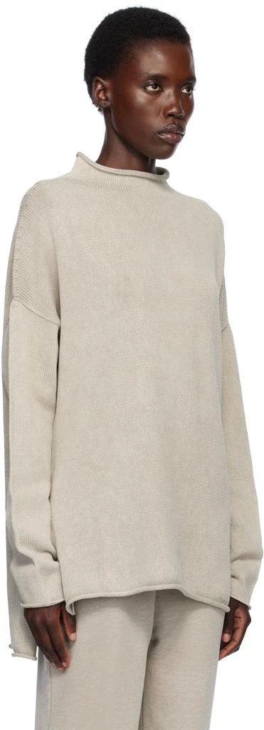 LAUREN MANOOGIAN Beige Fade Rollneck Sweater 2