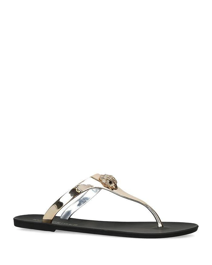 KURT GEIGER LONDON Women's Maddison T Bar Thong Sandals 1