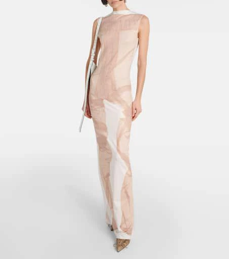 Acne Studios x Katerina Jebb printed maxi dress 2
