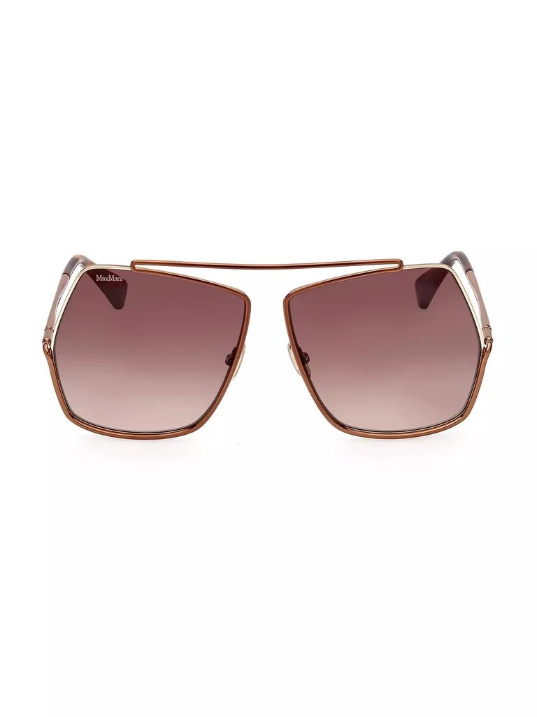 Max Mara Elsa 64MM Geometric Sunglasses 1
