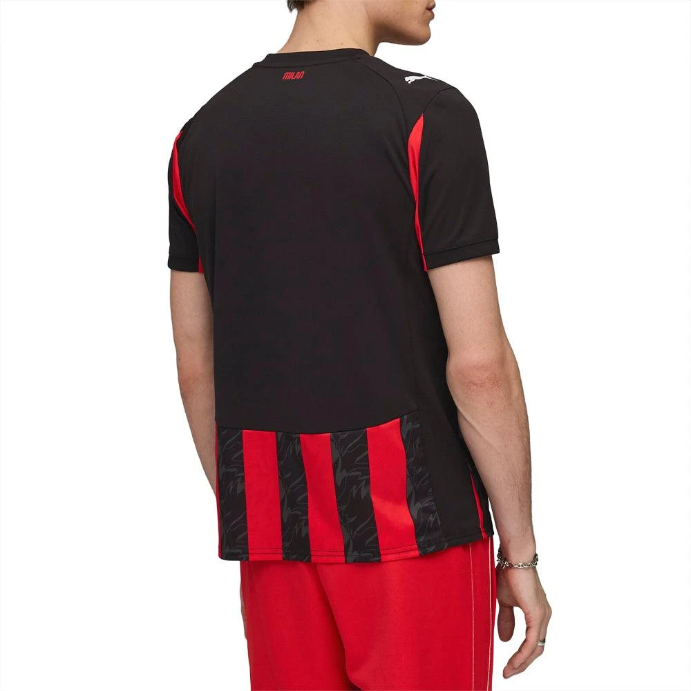Puma AC Milan Home Crew Neck Short Sleeve Soccer Jersey 4
