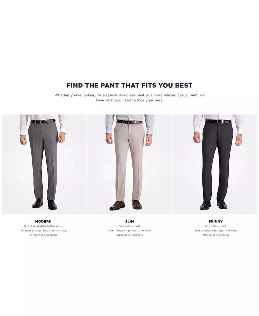 Kenneth Cole Men's Slim-Fit Shadow Check Dress Pants 8