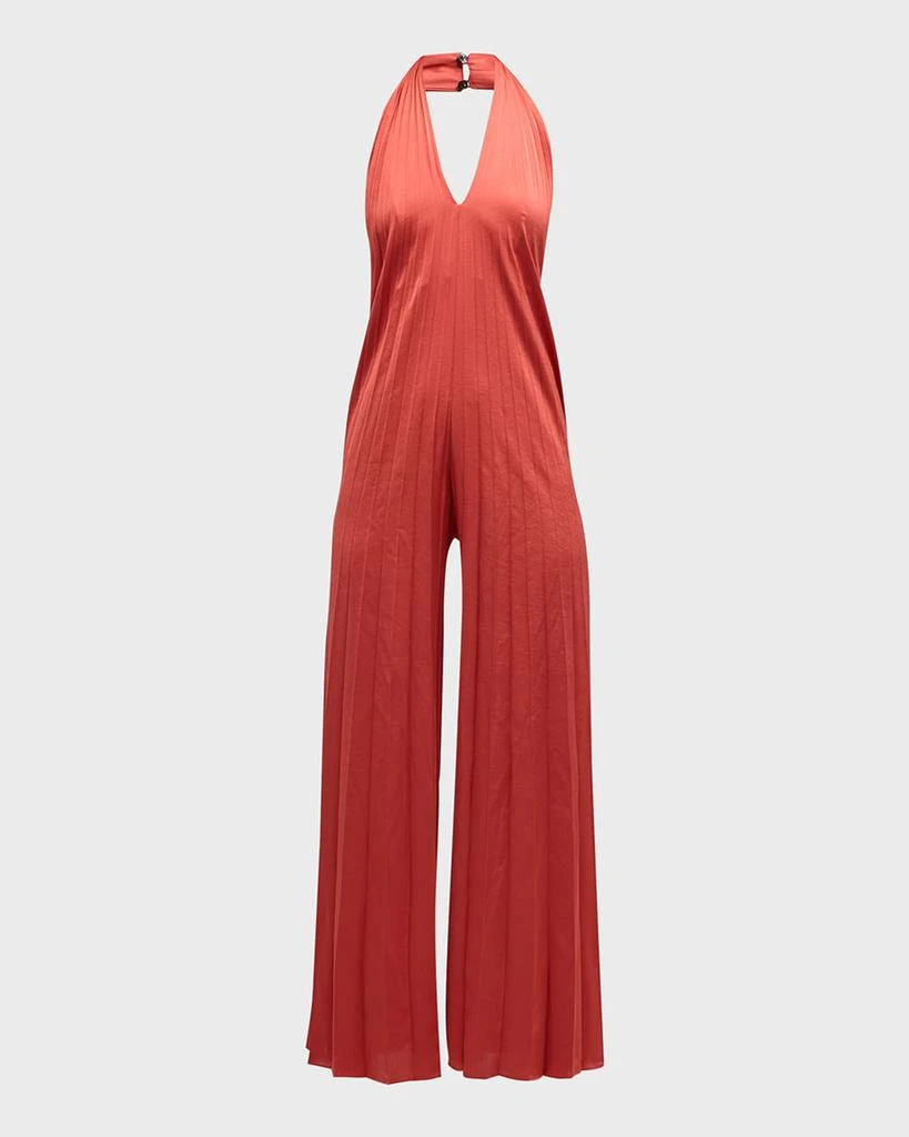 A.L.C. Rio Halter Wide-Leg Jumpsuit 1