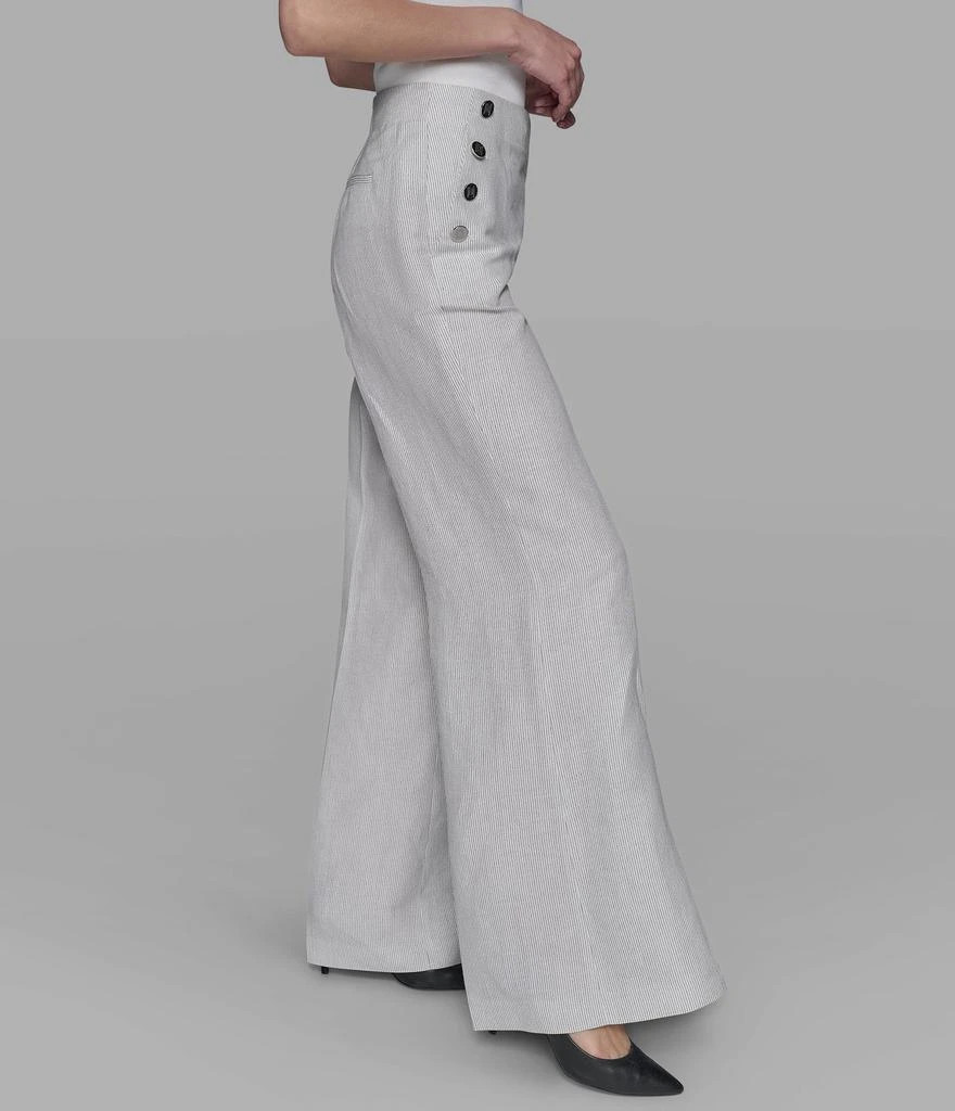 Karl Lagerfeld Paris PINSTRIPE LINEN PANT 5