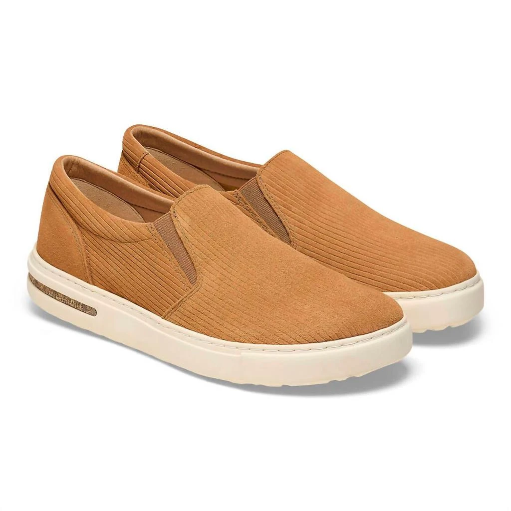 Birkenstock Women's Oswego Suede Slip On In Cork Brown 2