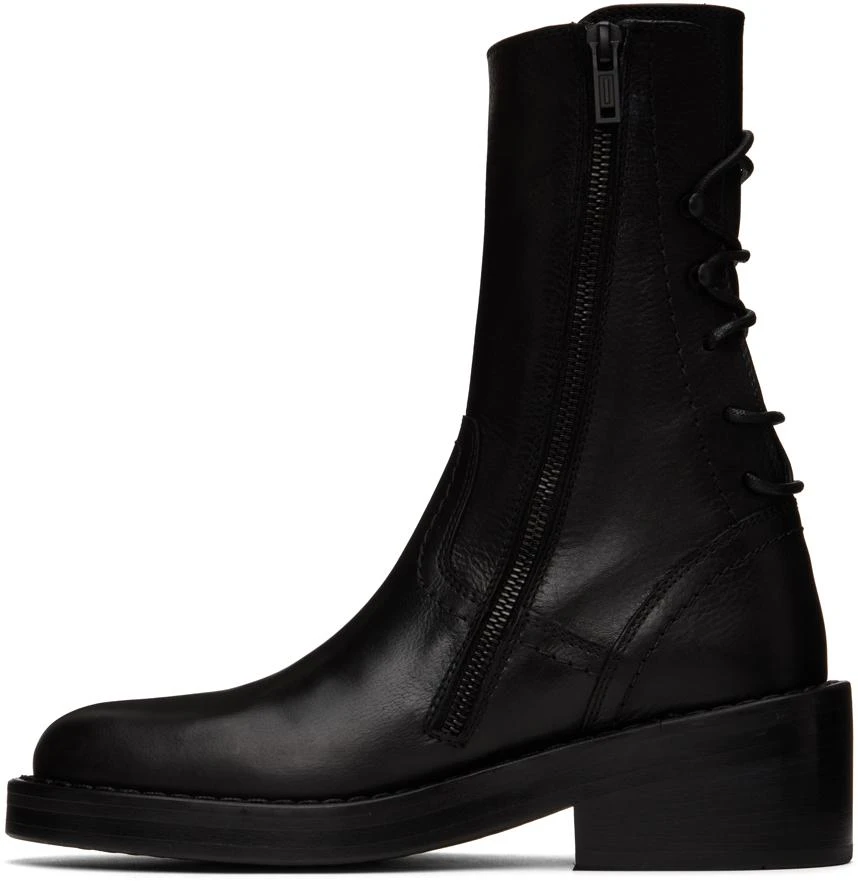 ANN DEMEULEMEESTER Black Hernica Boots 3
