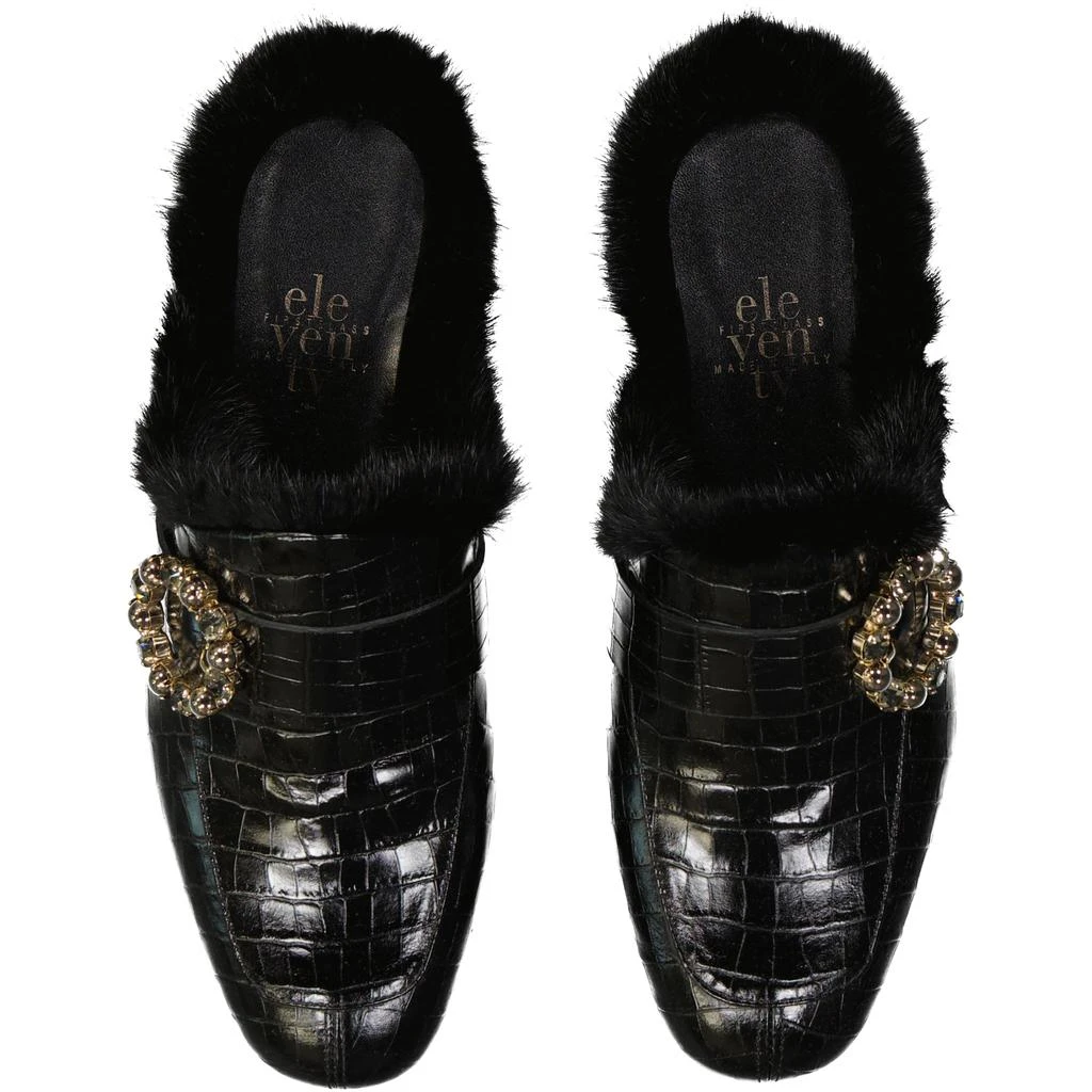 ELEVENTY Eleventy Leather Fur Mules 4