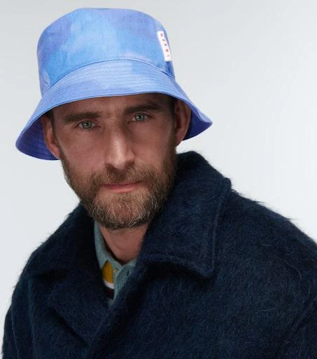 Marni Tie-dye canvas bucket hat 2
