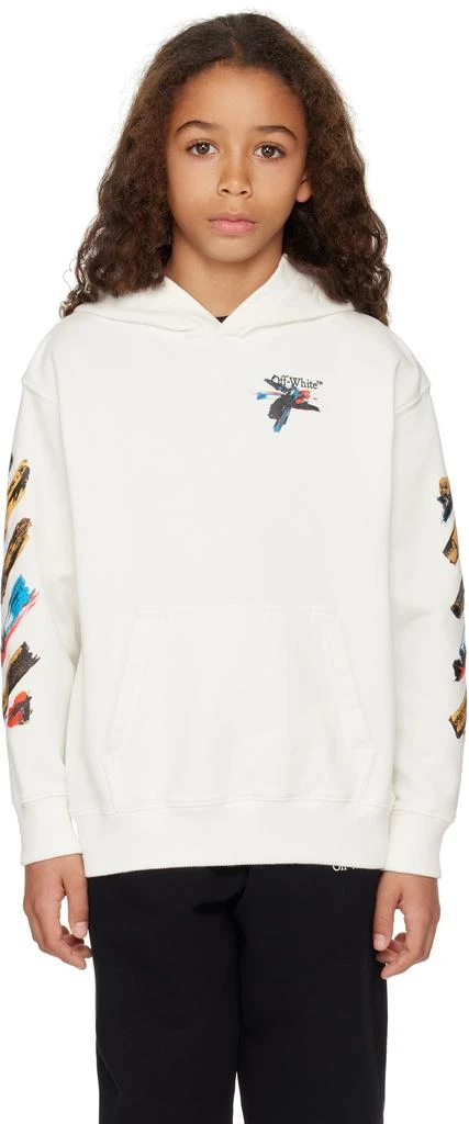 Shop Kids Off-White Paint Arrow Hoodie on Sale at BeyondStyle