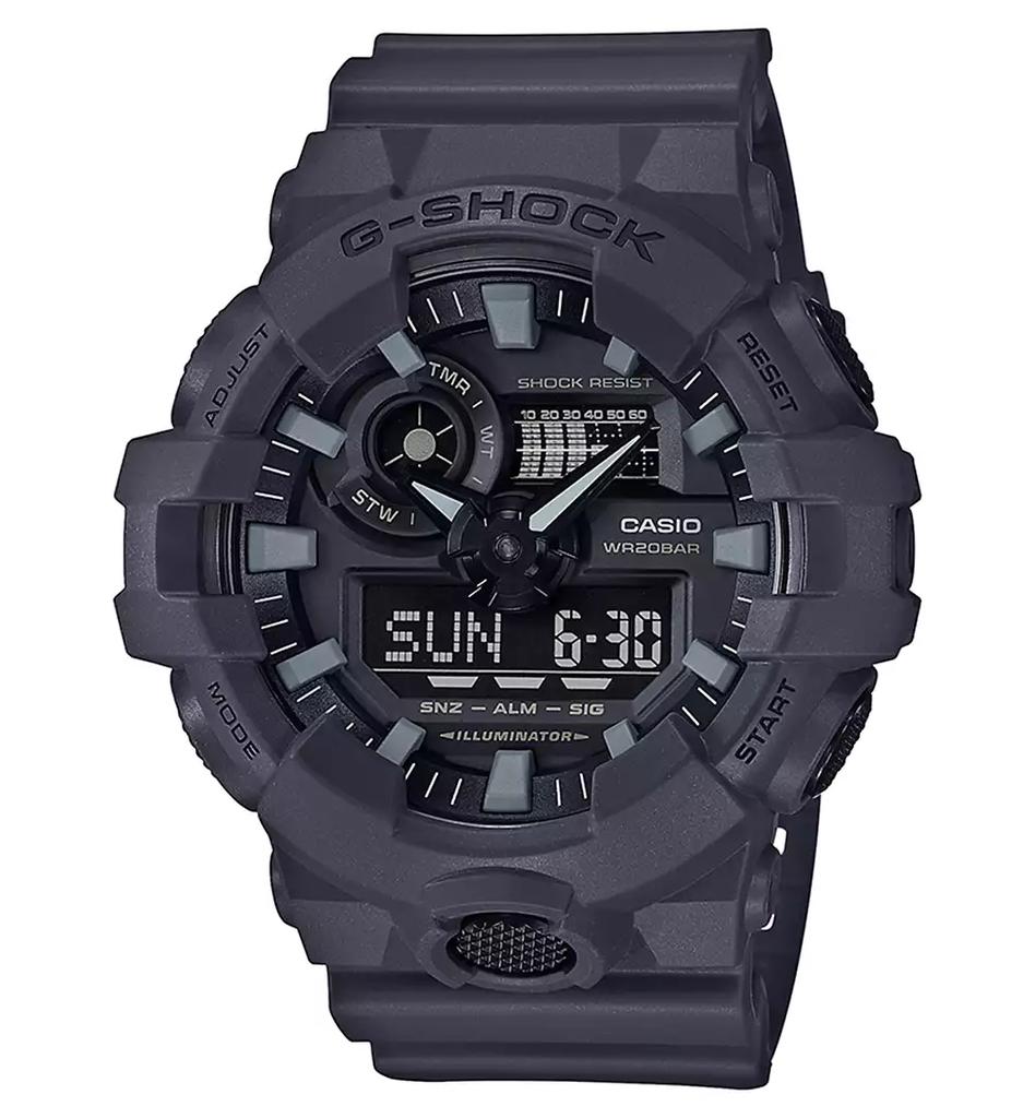 G-Shock Men's Analog-Digital Dark Grey Resin Strap Watch