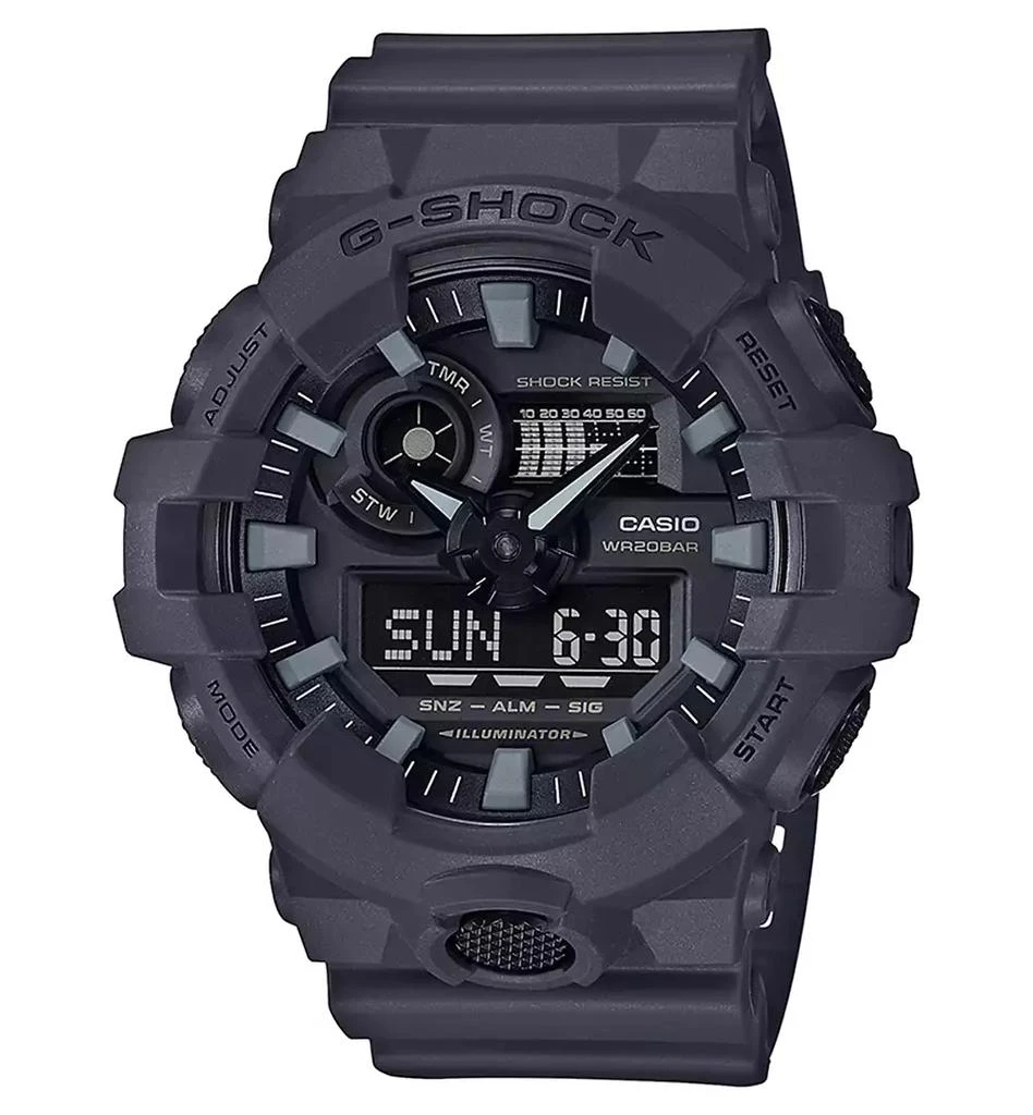 G-Shock Men's Analog-Digital Dark Grey Resin Strap Watch 1