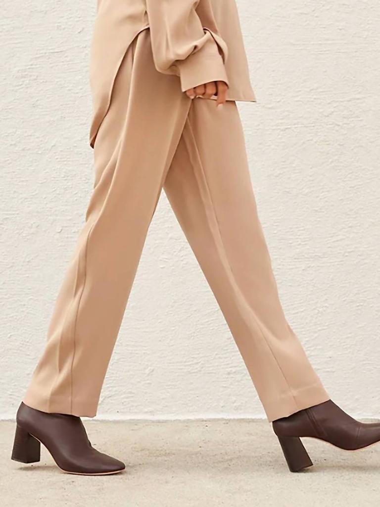 Loeffler Randall Women's Elise Stretch Bootie In Chocolate