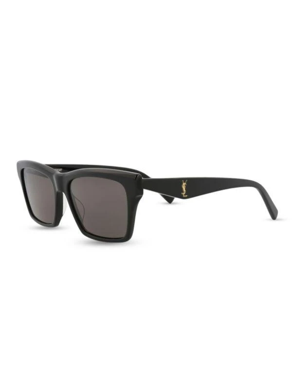 Yves Saint Laurent 56MM Rectangular Sunglasses 2
