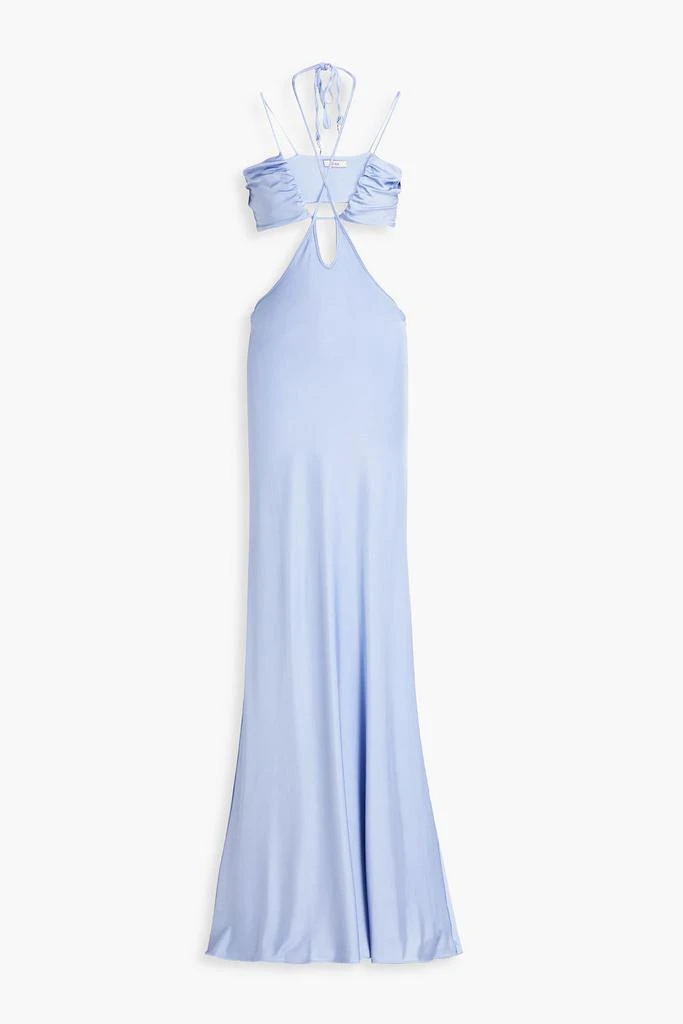 ET OCHS Genesis cutout stretch-satin jersey gown 1