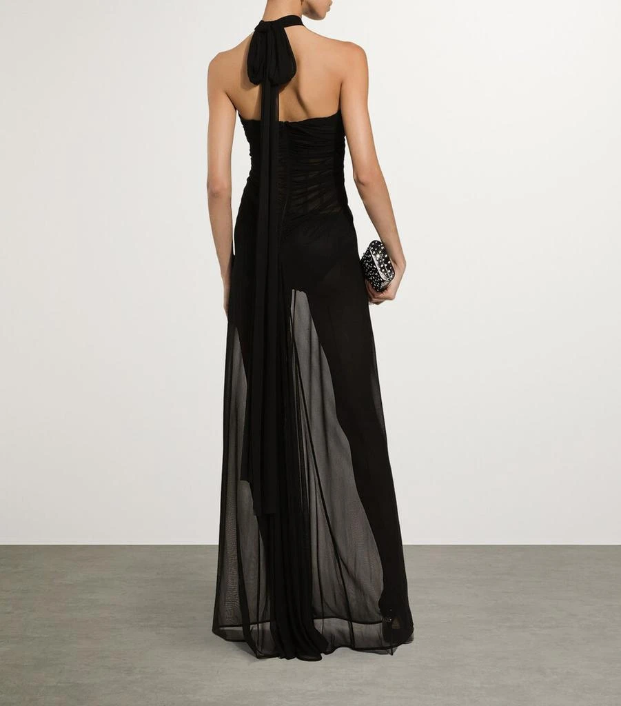 Dolce & Gabbana Organzine Maxi Dress 5