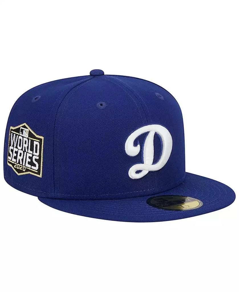 New Era Men's Royal Los Angeles Dodgers Alternate Logo 2020 World Series Team Color 59FIFTY Fitted Hat 1