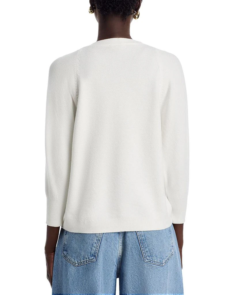 Sioni Waffle Knit Open Front Cardigan 3