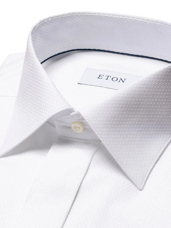 Eton Contemporary-Fit Pin-Dot Piqué Dress Shirt 3