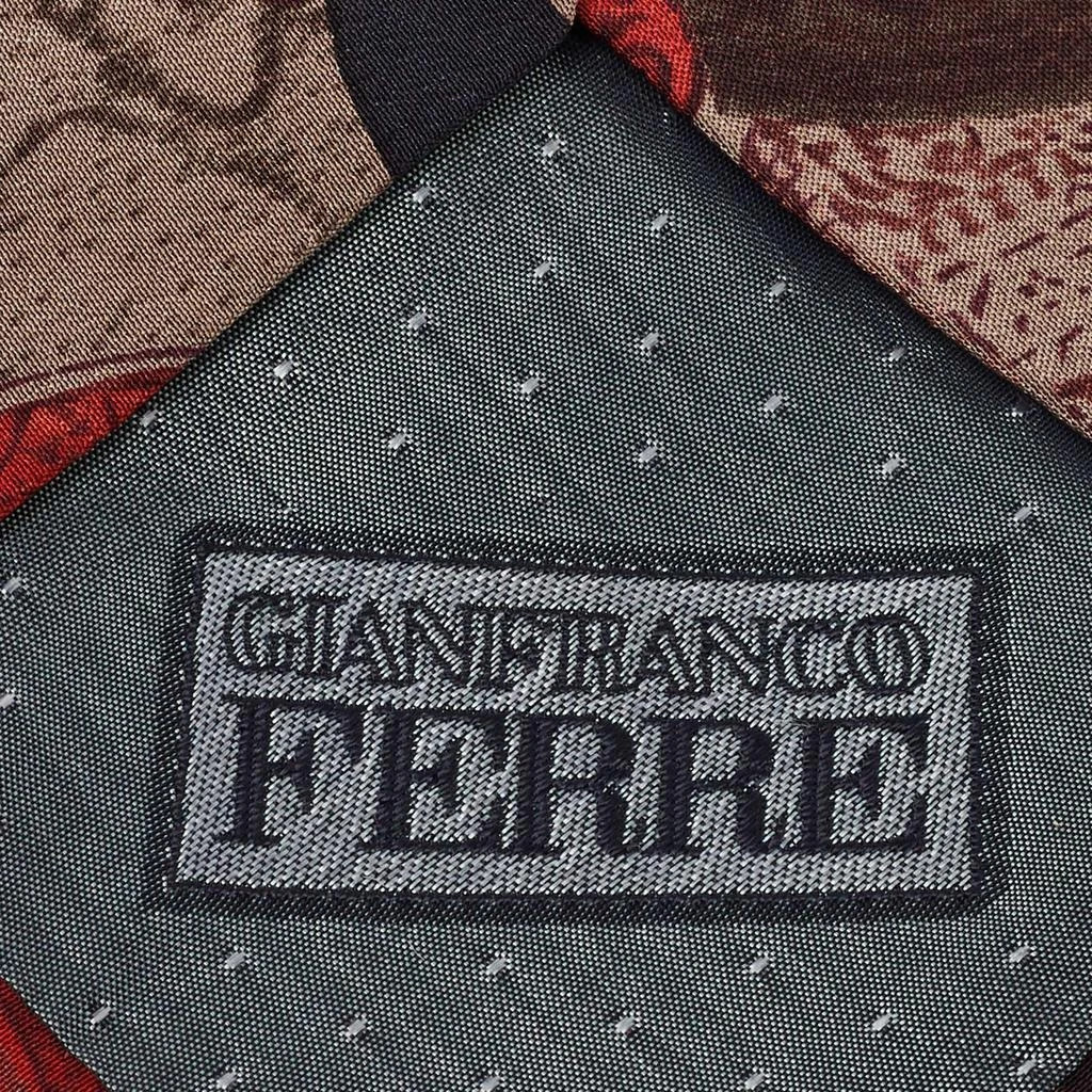 Gianfranco Ferre Gianfranco Ferre Vintage Red Printed Silk Tie 4