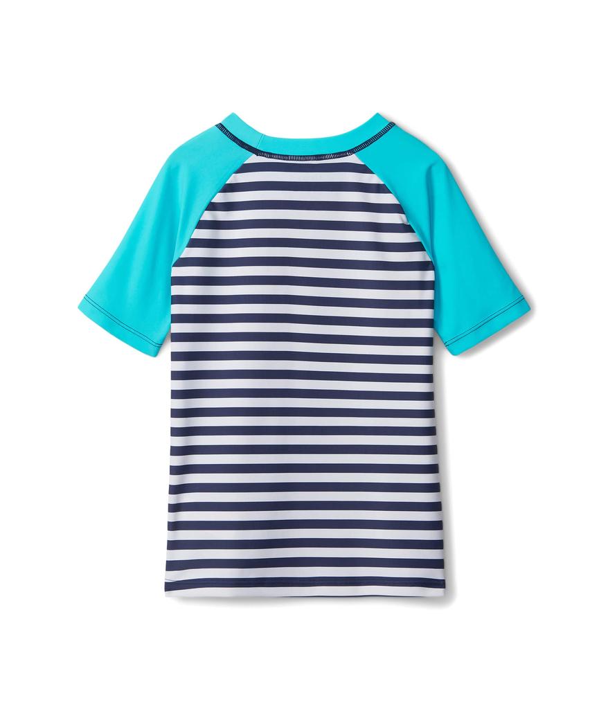 Hatley Underwater Stripes Short Sleeve Rashguard (Toddler/Little Kids/Big Kids)