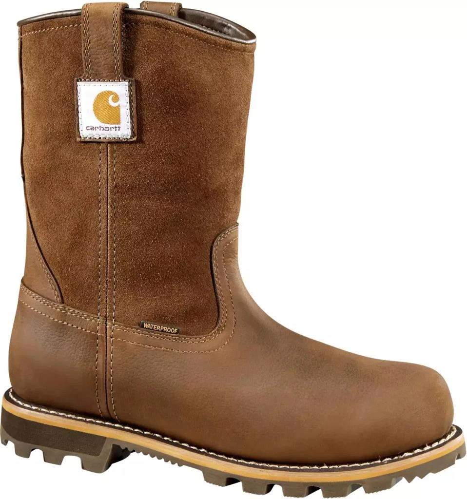 Carhartt Carhartt Men's Traditional 10'' Pull On Waterproof Carbon Nano Toe Work Boots 1