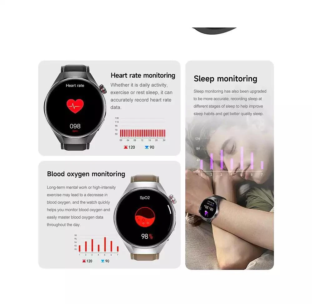 RUXING Smart 1.75'' Smart watch for Women Men With Bluetooth calling Multiple Sports Modes Intelligent Reminder Health Monitoring Voice Assistant 10