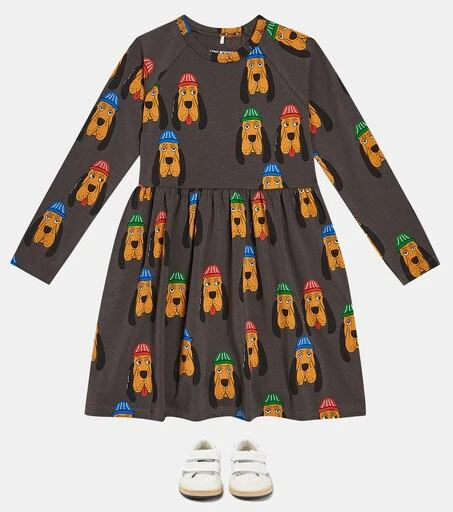 mini rodini dress sale Red Hearts Woven Long Sleeve Dress Kids