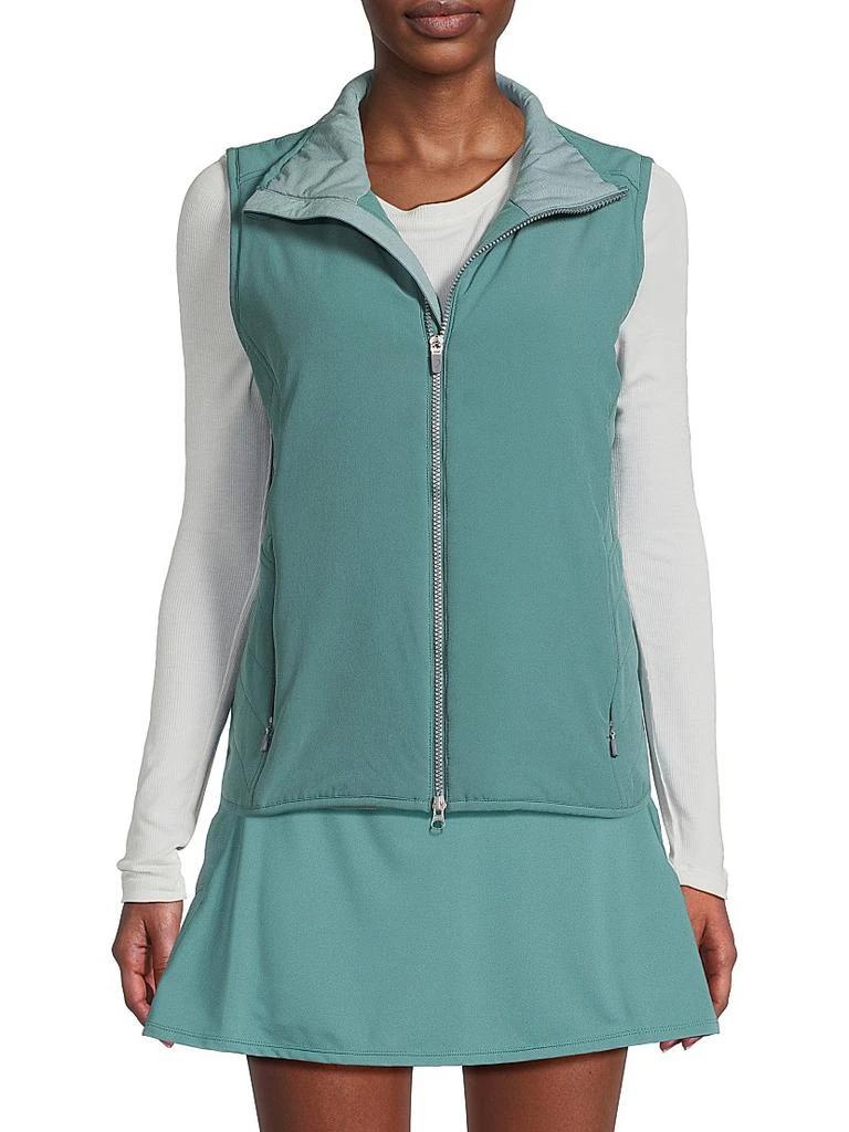 Zero Restriction Saige Quilted-Side Zip-Up Vest 3