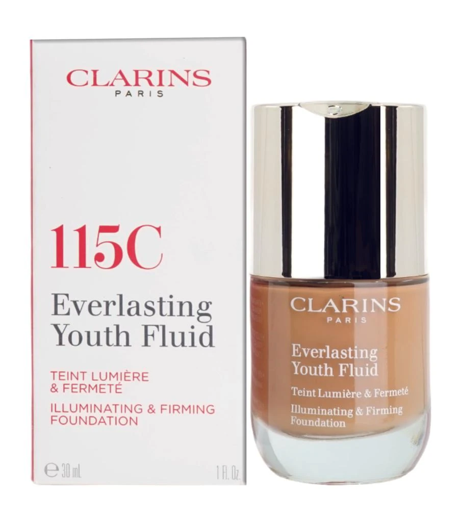 Clarins Everlasting Youth Fluid Illuminating & Firming Foundation 1 OZ - CHOOSE YOUR SHADE 15
