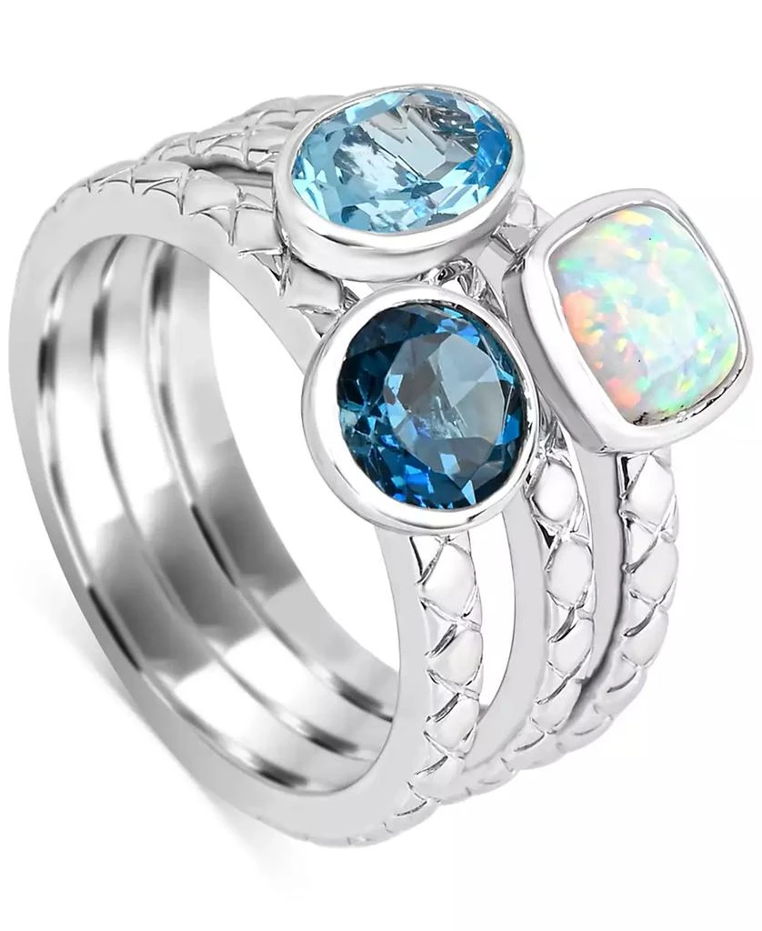 Macy
s Multi-Gemstone (1-5/8 ct. t.w.) Ring in Sterling Silver