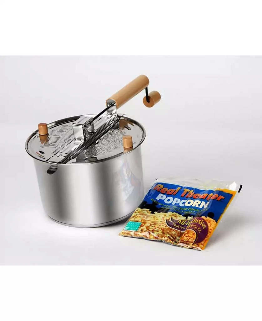 Wabash Valley Farms Stainless Steel Whirley-Pop Popcorn Popper 1