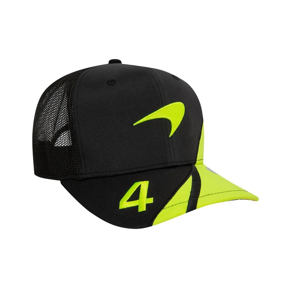 New Era Men's Lando Norris Black/Neon Green McLaren F1 Team 2024 British Grand Prix 9FIFTY Stretch-Snap Adjustable Hat 4