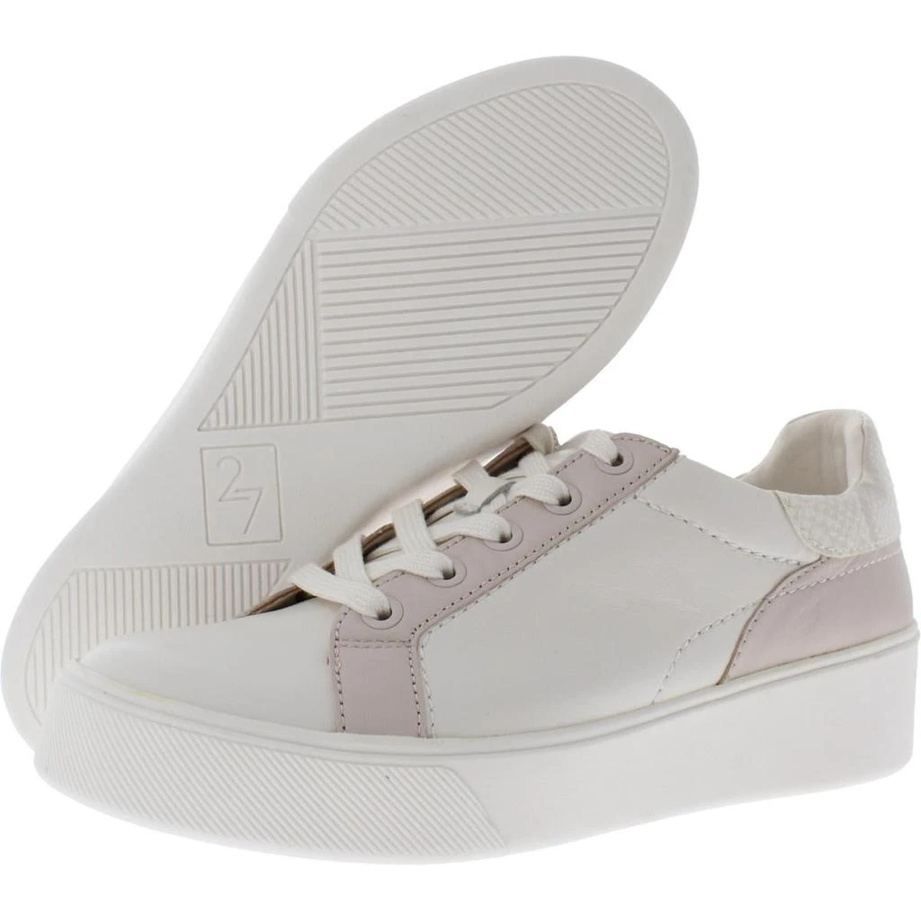 27 Edit Marisol Womens Leather Colorblock Casual and Fashion Sneakers 3