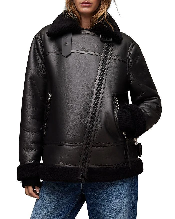 ALL SAINTS Sola Shearling Coat 4