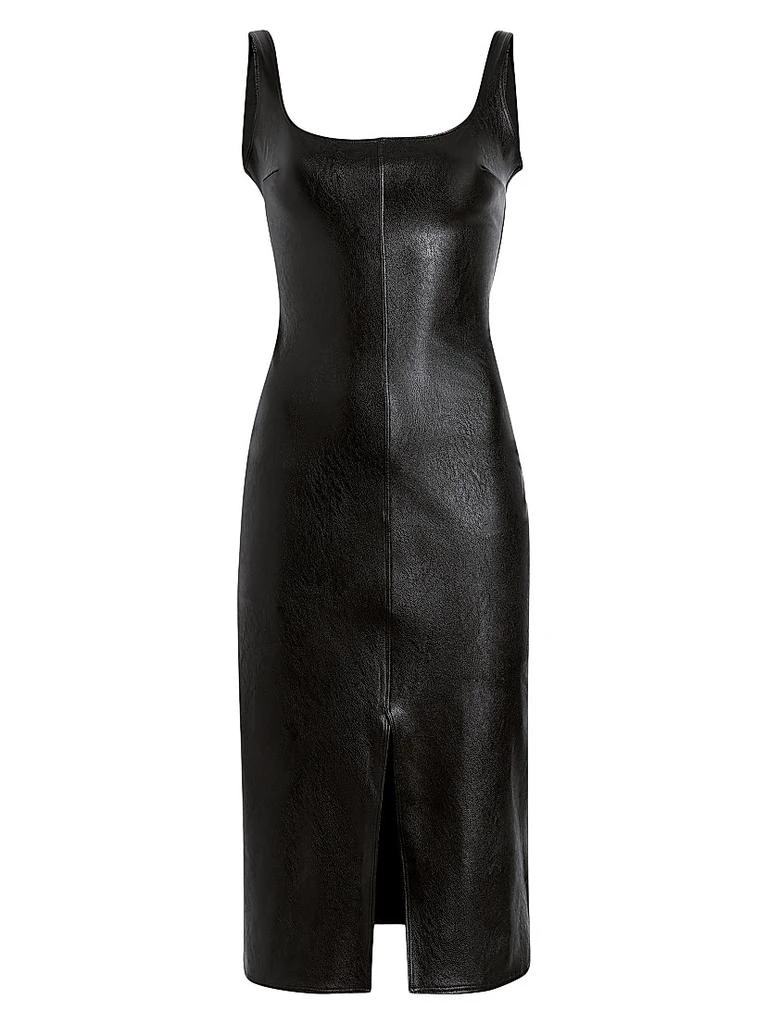 chinese dress ladies Saylor Women's Damian Faux Leather Mini Dress, Chocolate, M at Amazon  Women's Clothing store