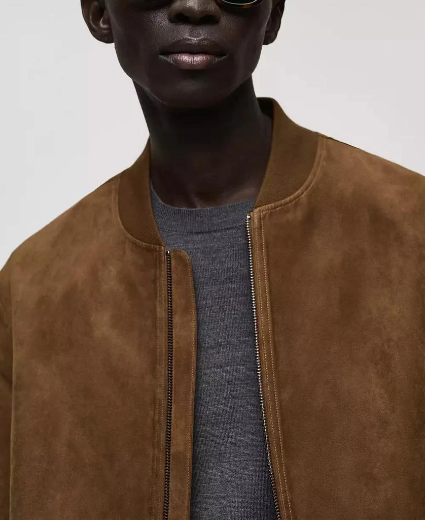Mango Men's Faux-Suede Bomber Jacket 2