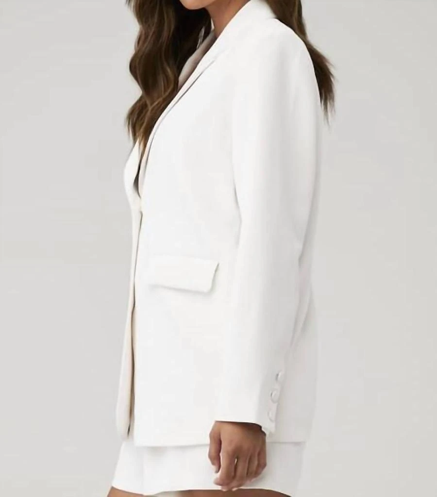 Good American Good American - Luxe Suiting Boyfriend Blazer 3