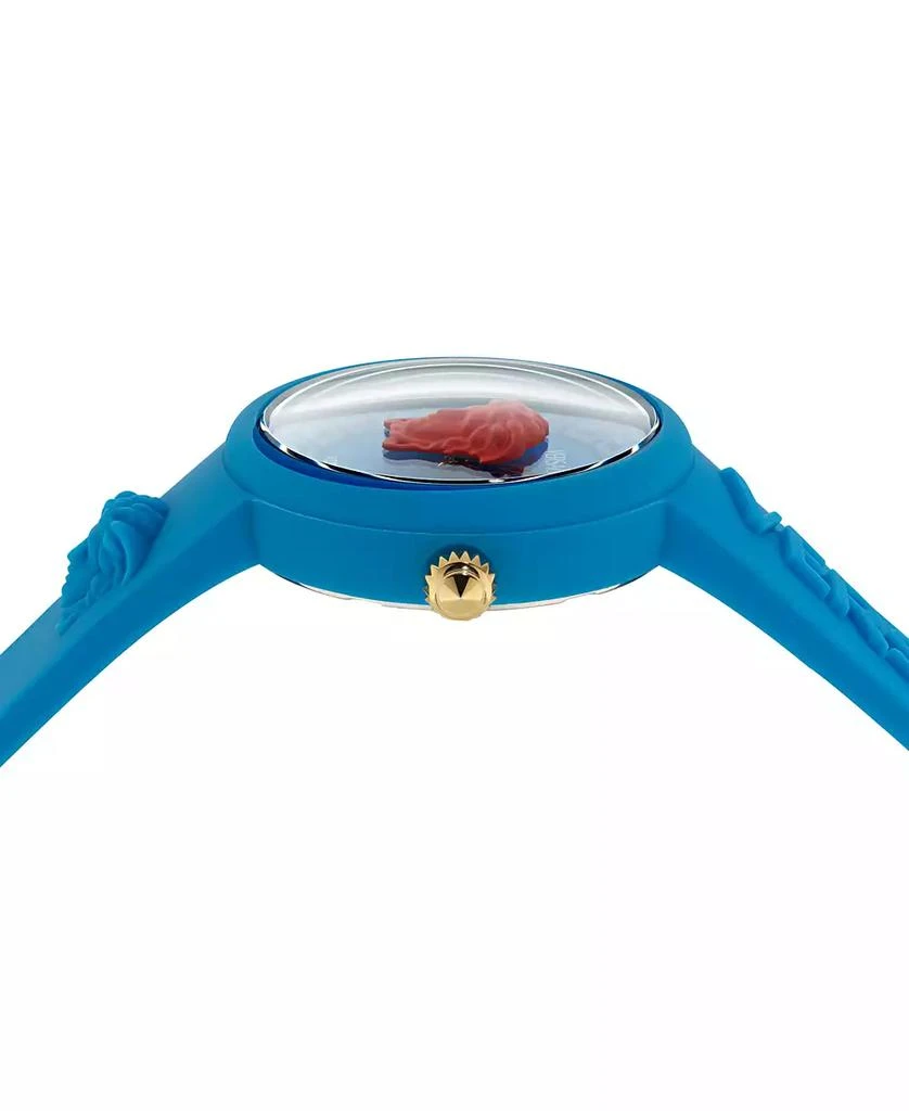 Versace Kids Medusa Pop Blue Silicone Strap Watch 32mm 2